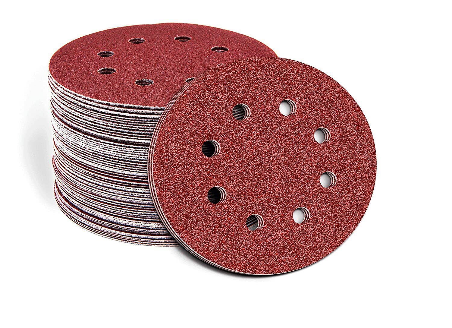 25x 5 Inch Sanding Discs - 1500 Grit Hook Loop by Unbranded