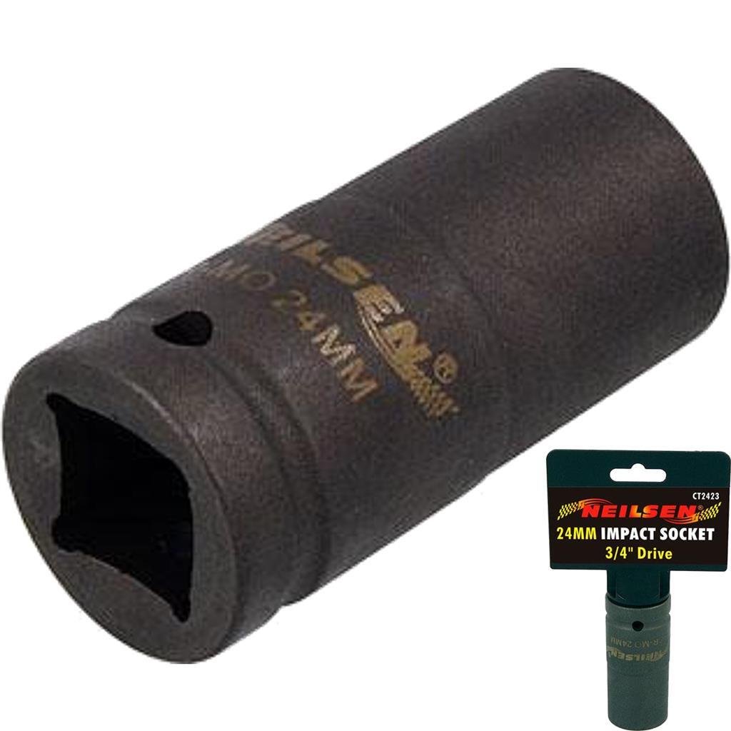 Neilsen Impact Socket 24mm 3/4" Drive