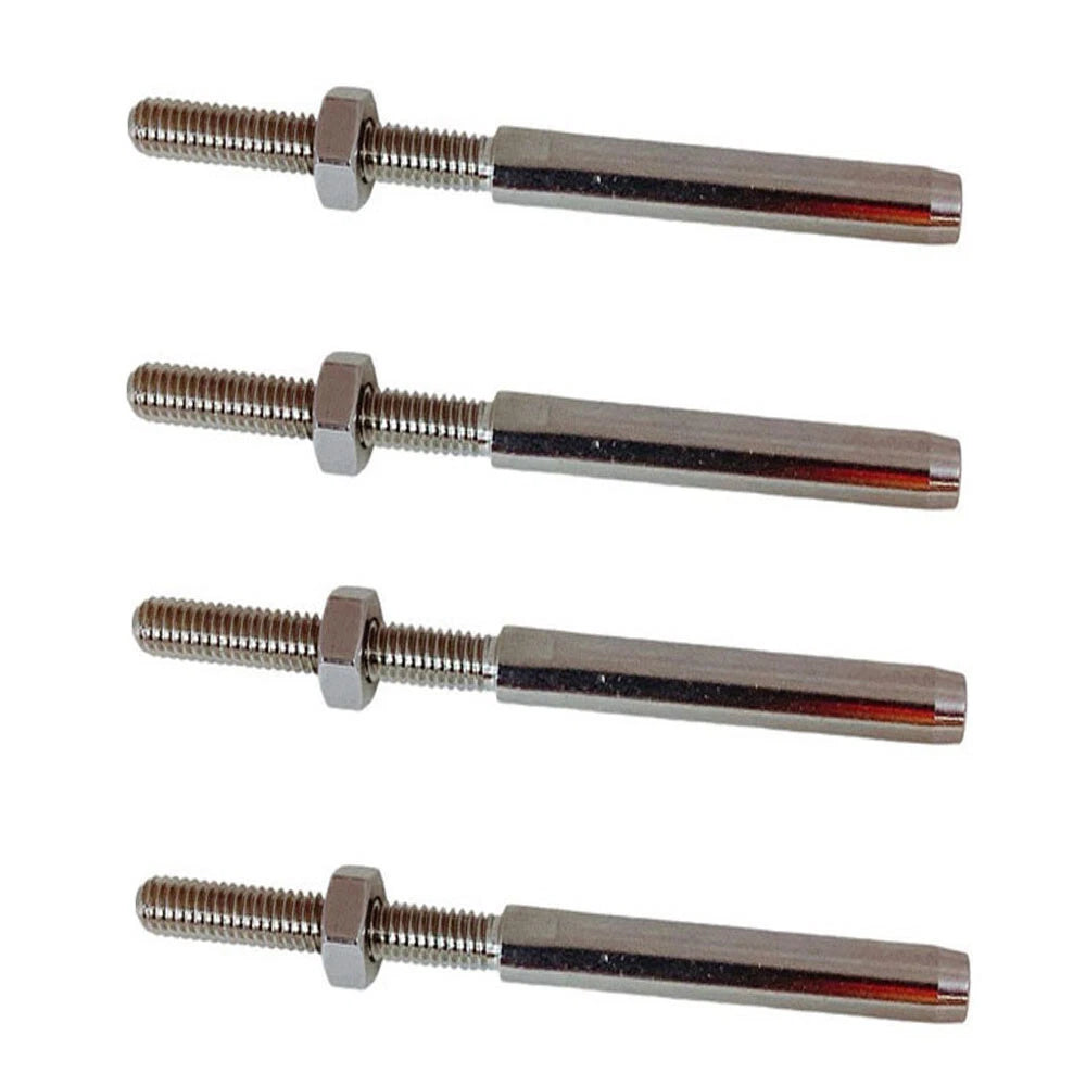 1/8" Deck Cable Railing Hand Swage Stud Swage