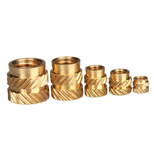 Heat Set Threaded Brass Inserts 10PCS M2 M2.5 M3 M4 M5 M6 Great for 3d