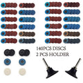 142 Pcs 2 inch Quick Change Sanding Disc Set by Unbranded