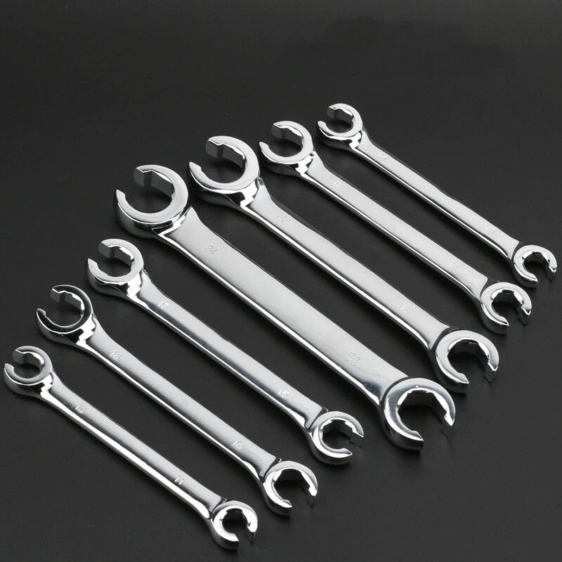 Flare Nut Wrench Metric 6 Point Fuel Hydraulic Fluid Line Spanner