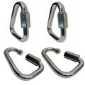 T316 Stainless Steel 15/32" Delta Quick Link Triangle Carabiners
