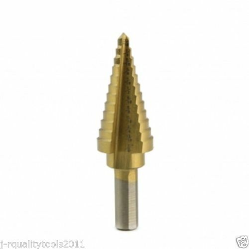 Titanium Step Drill Bit 3/16" to 7/8"