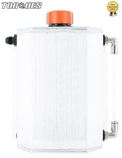 Torques 2 Litre Capacity AN-8 -8AN Oil Breather Catch Tank Can Brushed