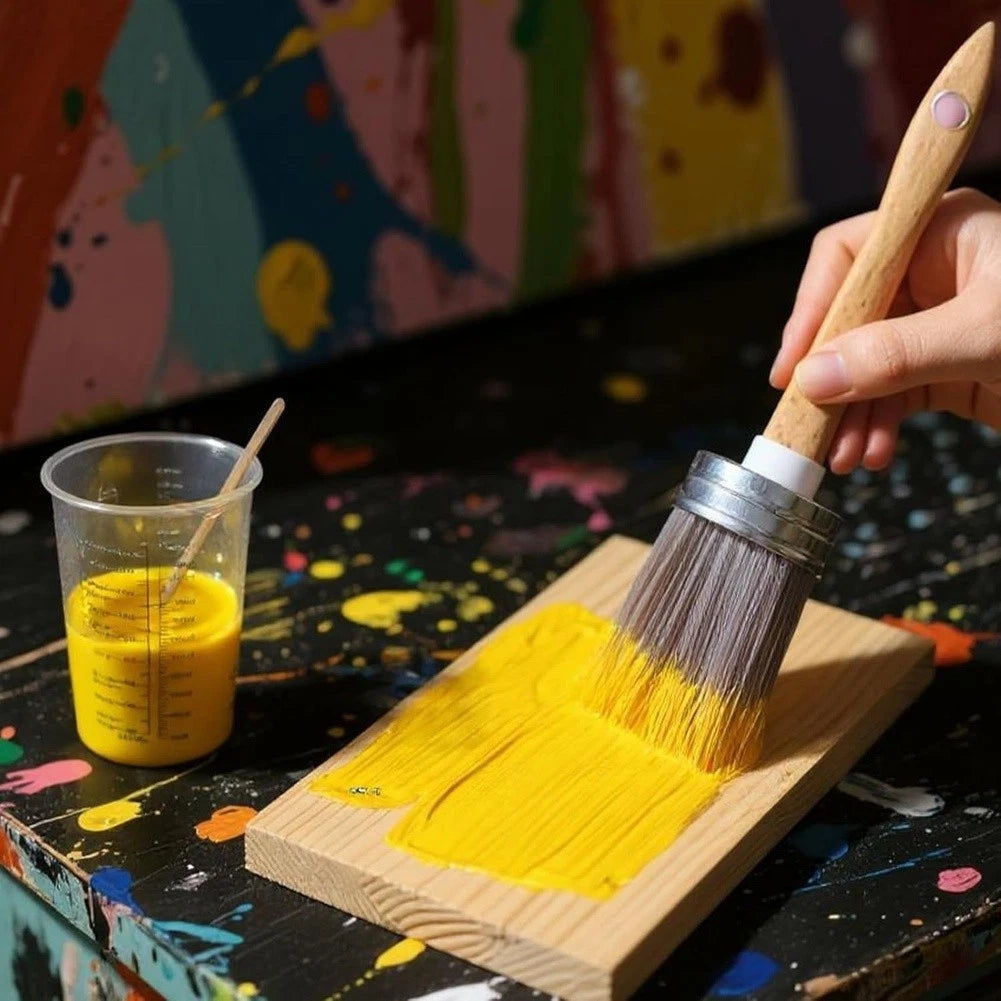 Cabinet Refinishing Kit With Paint Brushes Roller Sponge And Tray