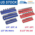 Workpro Magnetic Socket Organizer Set 1/4", 3/8" And 1/2" (Socket Not