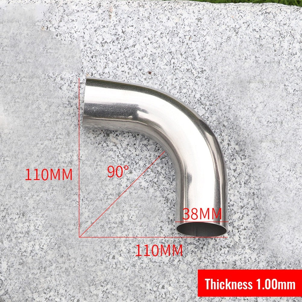 Reliable and long lasting stainless steel thin pipe exhaust elbow 90 degreeOpens
