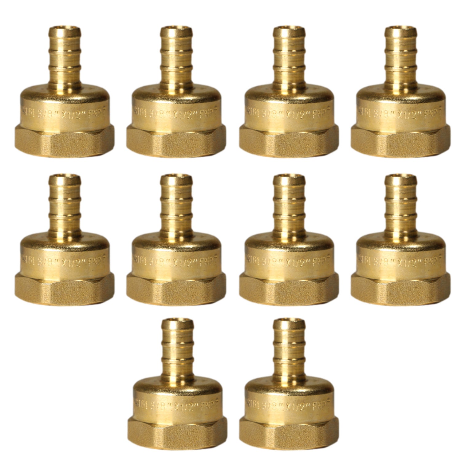 XFITTING 3/8" PEX-B Barb x 1/2" NPT Adapter