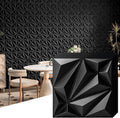 33-Pack 3d Wall Panel for Interior Wall Décor, Diamond Textured Pvc