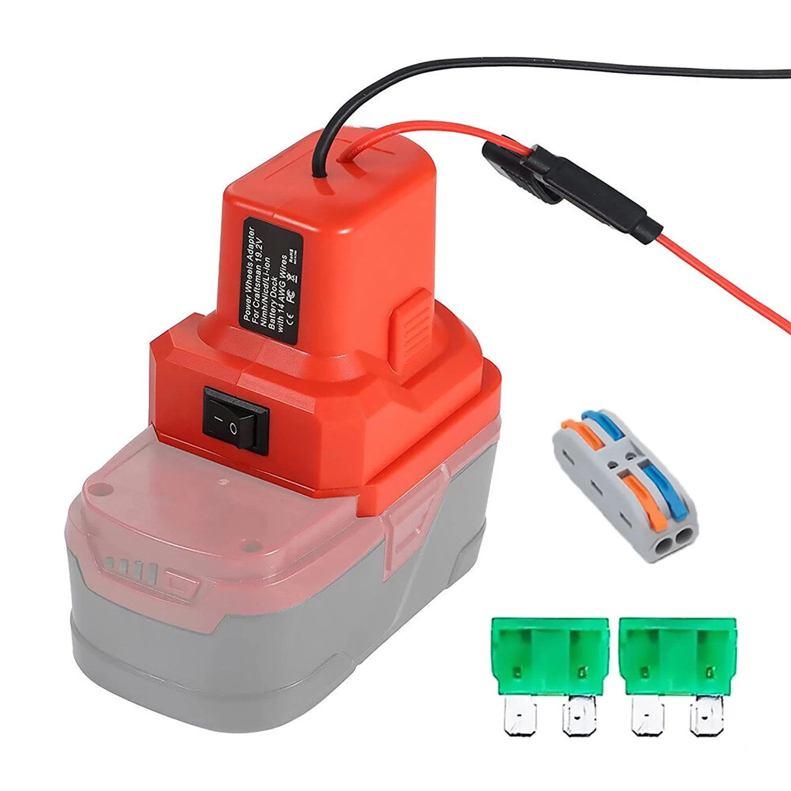 Power Wheels Adapter For Craftsman 19.2V Ni-mh Battery For Rc Toys