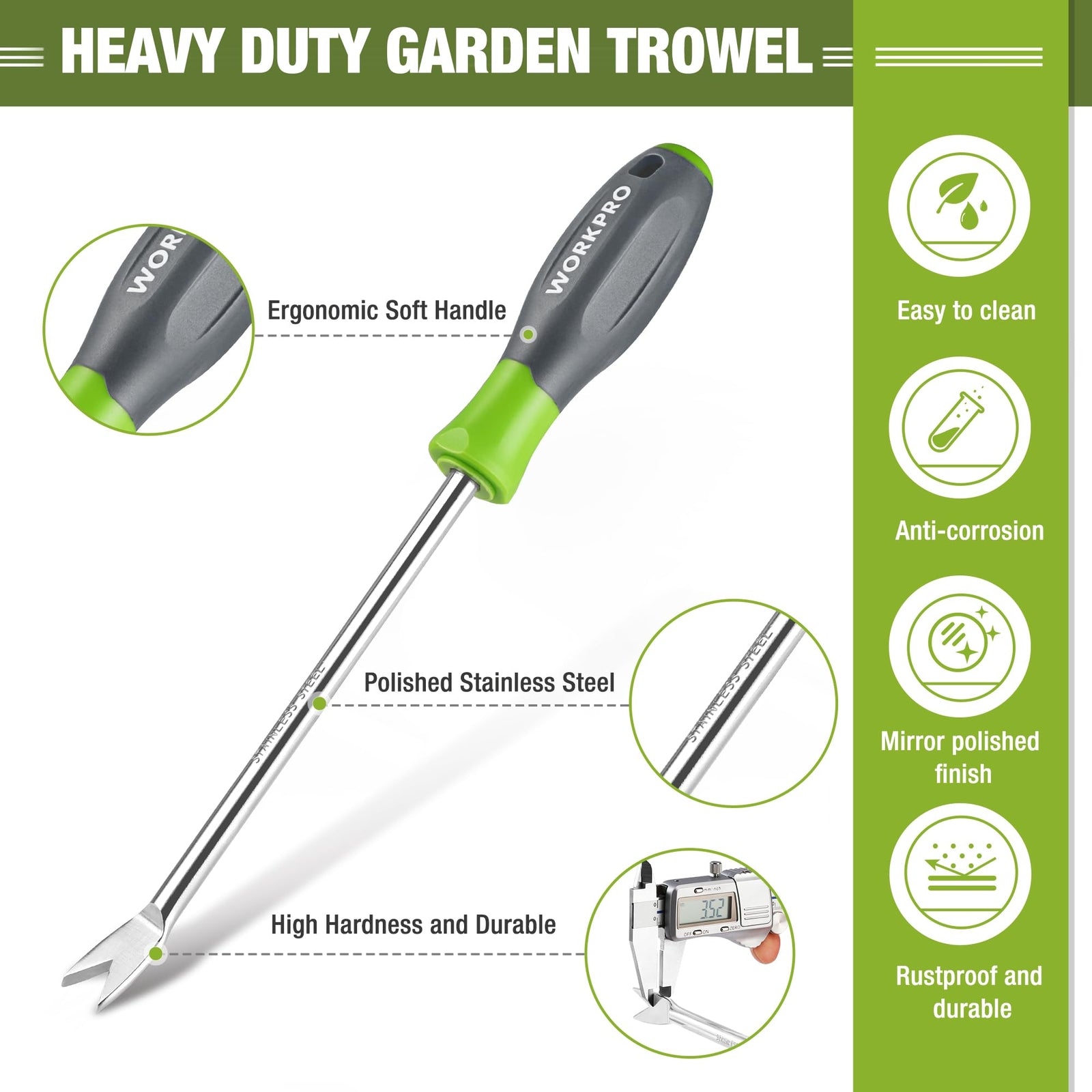 WORKPRO 11.5-Inch Dandelion Weeder Puller Tool by WORKPRO
