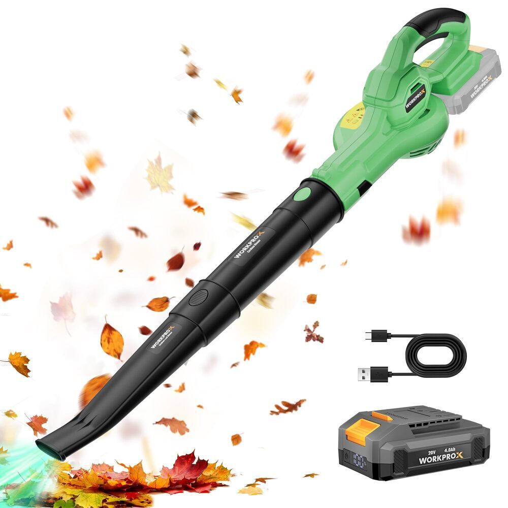 WORKPROX 20V Cordless Leaf Blower 4.0Ah by WORKPROX