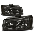 Fit 2003-2006 Chevy Silverado Smoked Housing Clear | Built Supply Co