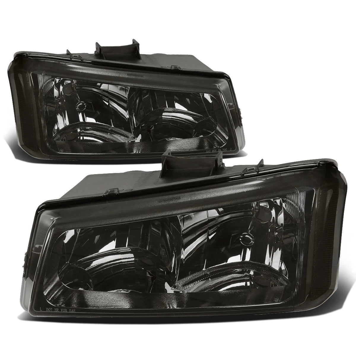 Fit 2003-2006 Chevy Silverado Smoked Housing Clear | Built Supply Co
