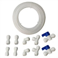 10Pcs 5/16 Inch Quick Connect Push Fittings with 32Ft Tubing by Unbranded