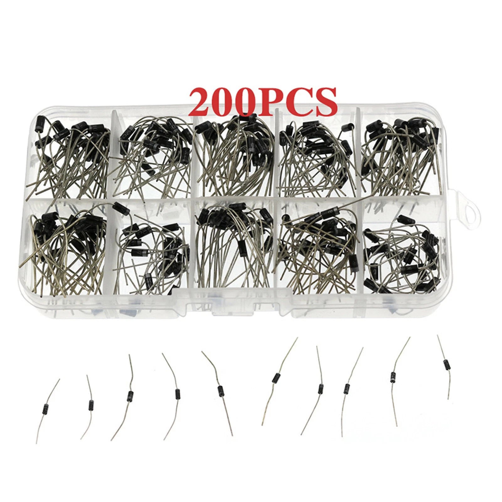Box 10 Values Rectifier Diode Assorted Kit Part Common 1n4001 -