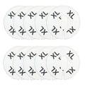 Rack Divider Size Xl X-large White Round Ring Sizing Hanger Retail