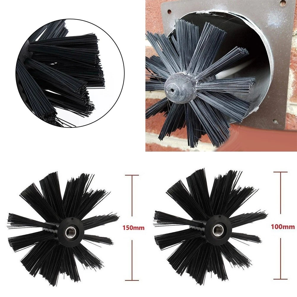 100/150mm Dryer Vent Cleaning Brush Chimney Lint Remover Bristle