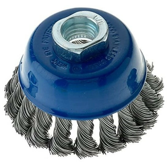 3 Pack - 2-3/4″ X 5/8″-11 Stainless Steel Wire Knot Cup Brush for