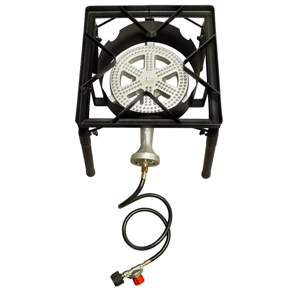 Large Propane Portable Stove Burner With Leg Support Extensions