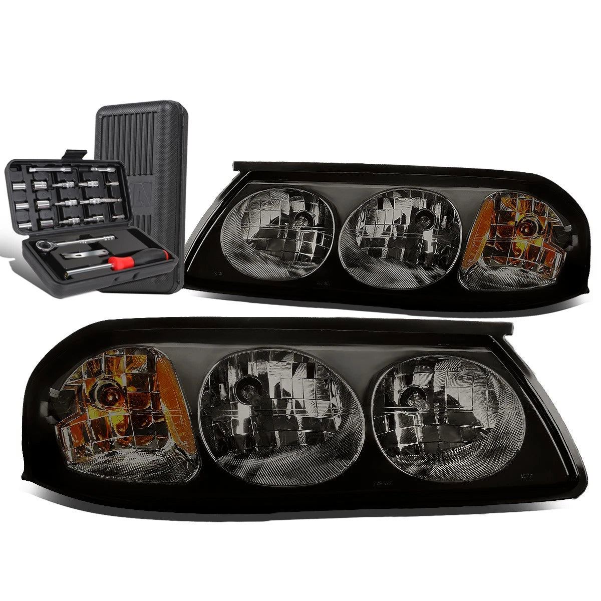 For 2000-2005 Chevy Impala Pair Smoked/amber Side | Built Supply Co