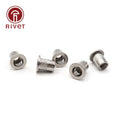 Stainless Steel Flat Head Big Side Thread Rivet Nuts Insert Reveting Rivet Nuts