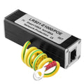 Gigabit Poe Network Surge Protector Dc48-57V Rj45 Nanosecond Response