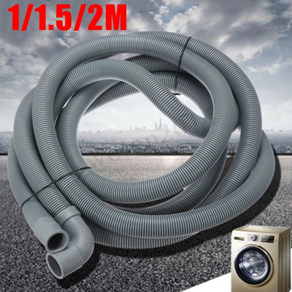 1/1.5/2m Drain Hose Extension Waste Water Pipe For Washing