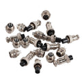 Aviation Connector Gx12 4 Pins 12mm Male Female Wire Panel Plug