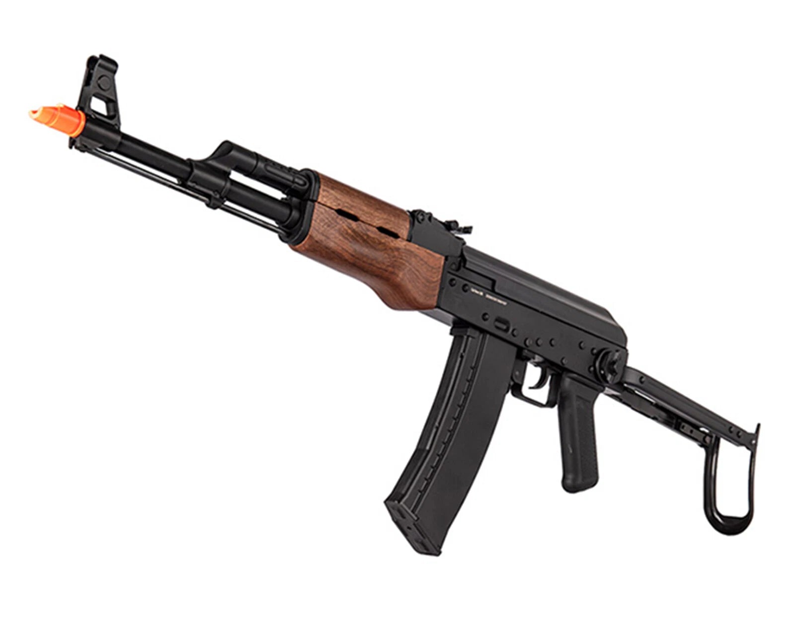 Wellfire Co2 Gas Blowback Ak Rifle Airsoft W/folding Stock 420 Fps