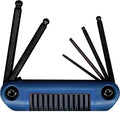 Eklind Metric Hex Ball End Fold Up Wrench Set 6pc