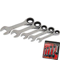 Neilsen 5pc Stubby Ratchet Metric Combination Spanner Set