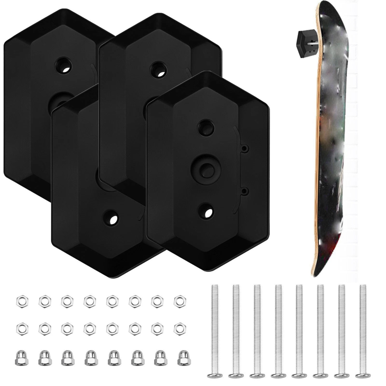 Skateboard Wall Mount Bedroom Installed In The Living Room Fastest