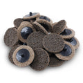 100 Pack - 2" Roloc Surface Conditioning Discs Coarse Tan Quick Change