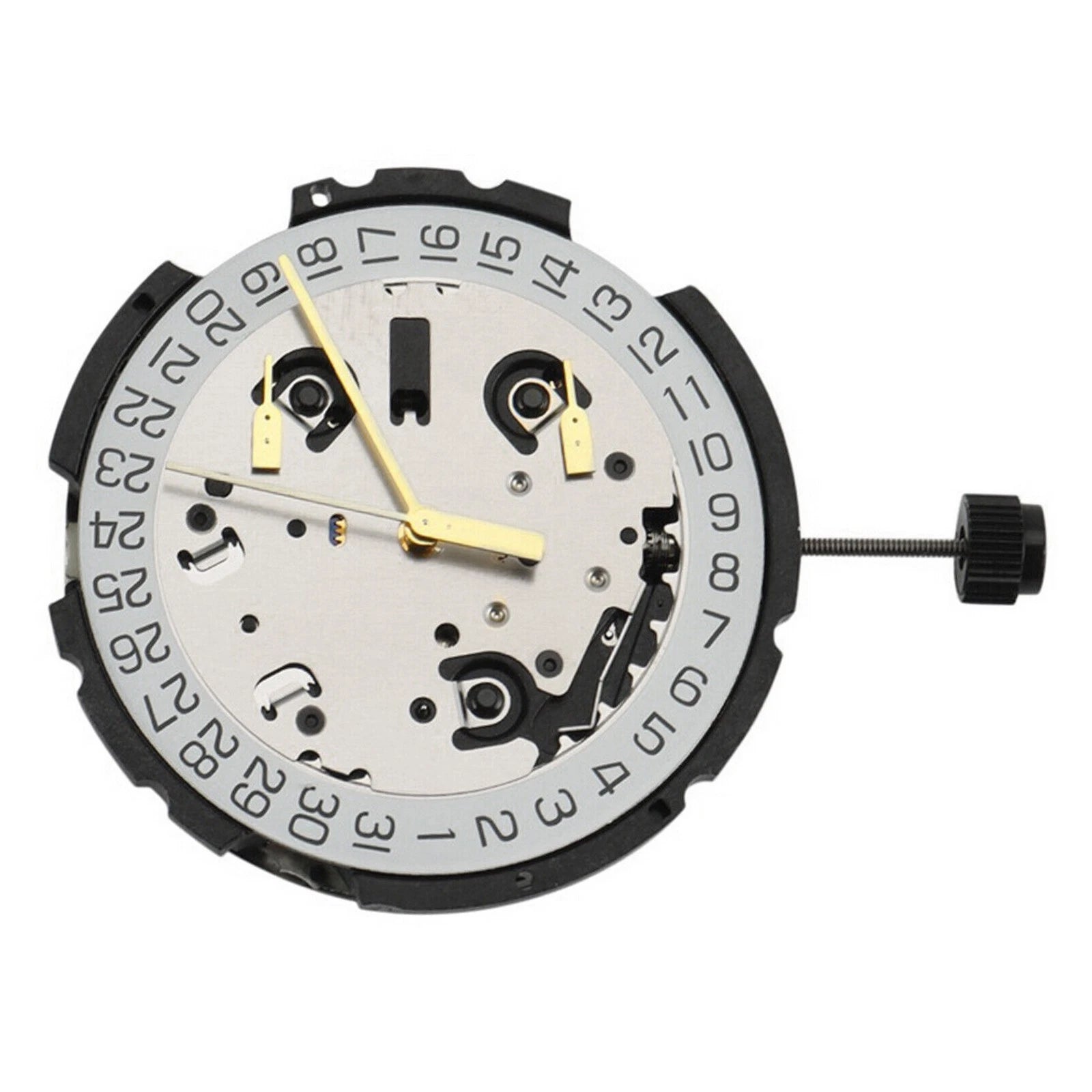 31.75mm 4 Jewels Quartz Watch Movement Date At 4 For Eta G10.212