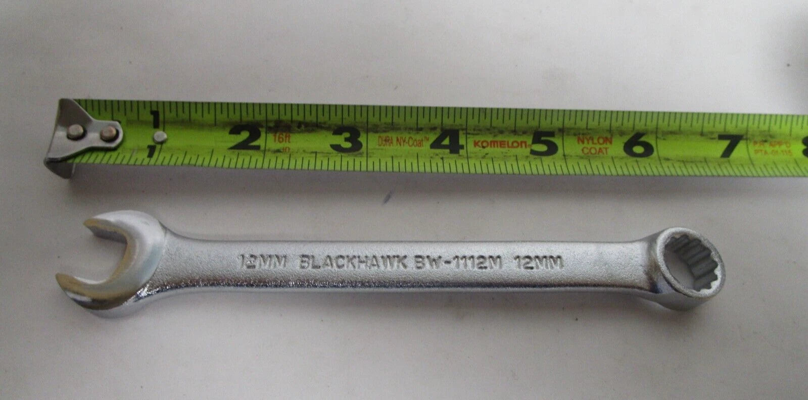 Blackhawk Bw-1112m 12mm 12pt Satin Finish Combination Wrench Usa Made