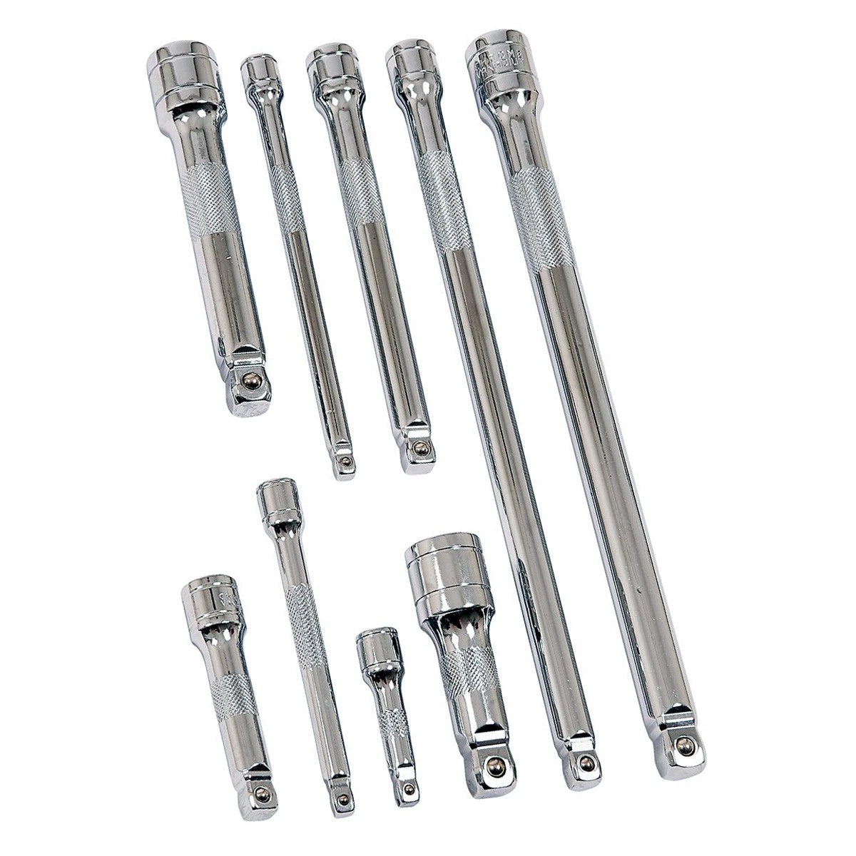 Crv Wobble Extension Bar Tool Set For 1/4" 3/8" 1/2" Dr. Sockets