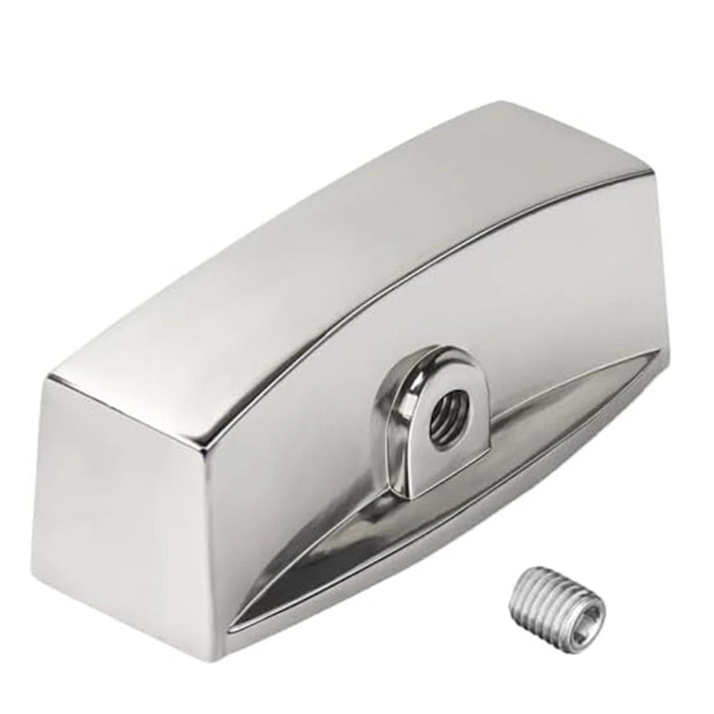 For Gas Range Control Knob Chrome Finish For D Shape Shaft 2.06 In