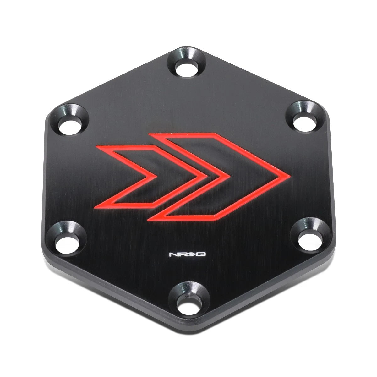 Nrg Innovations Str-620rd Steering Wheel Aluminum Arrow Logo Horn