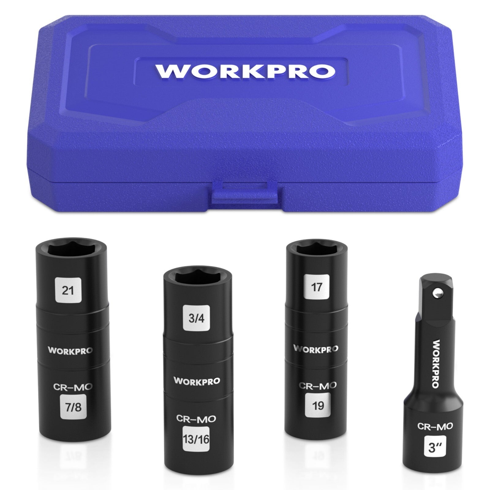 4PCS Impact Socket Set 1/2" Drive