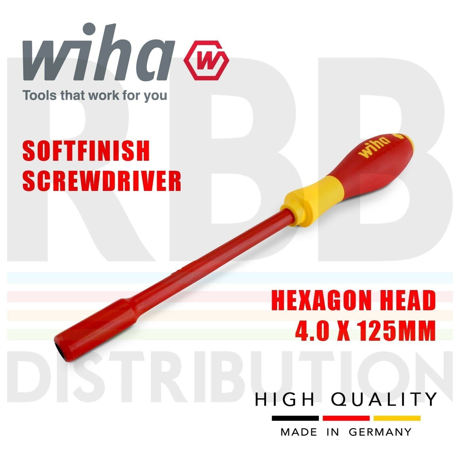 Wiha 00867 Hex Screwdriver 1000V VDE 16mm by Wiha