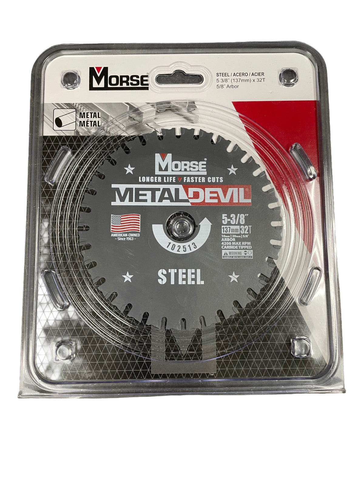 Morse Metal Devil Steel Circular Saw Blade - 5-3/8"