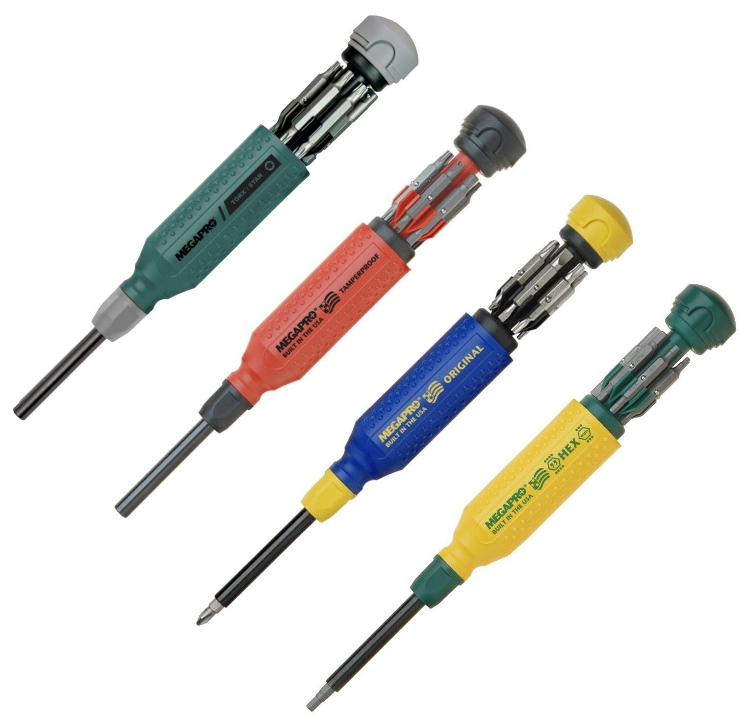 Megapro Tamperproof Torx & Hex Multi Bit Screwdriver Set