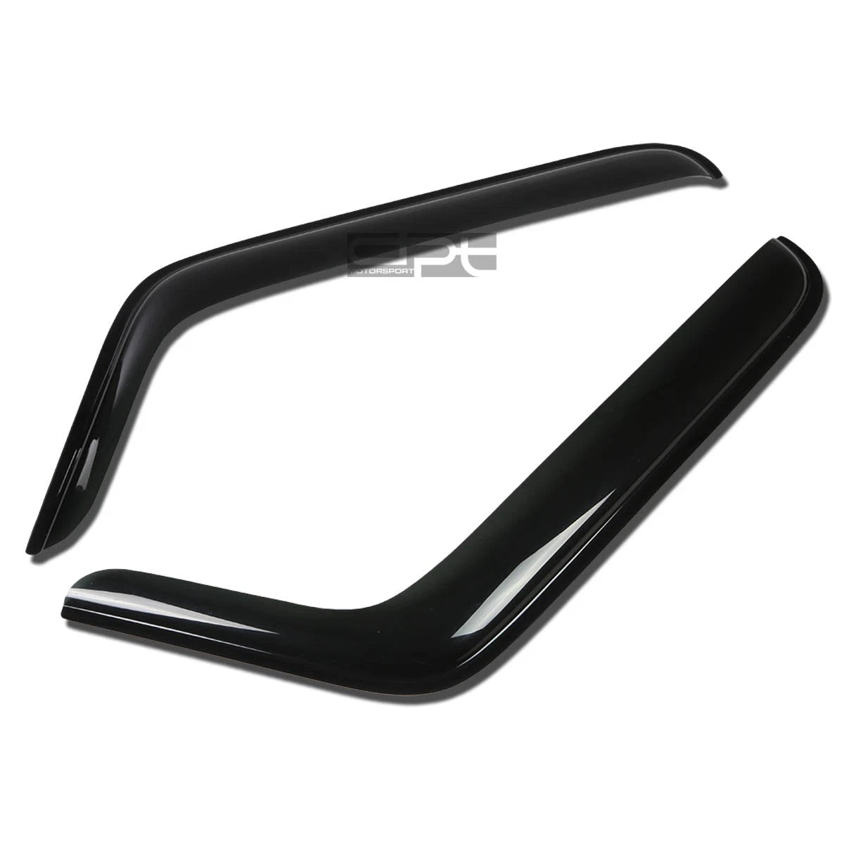 Fit 07-16 Wrangler Jk 2dr Smoke Tint Window Visor/wind Deflector Vent