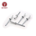 5x15-25 6x10mm White Aluminium Steel Open Blind Rivet Dome Head