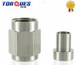 AN -6 (AN6 9/16" UNF 6AN ) 3/8" Hardline Tube Nut and Sleeve In