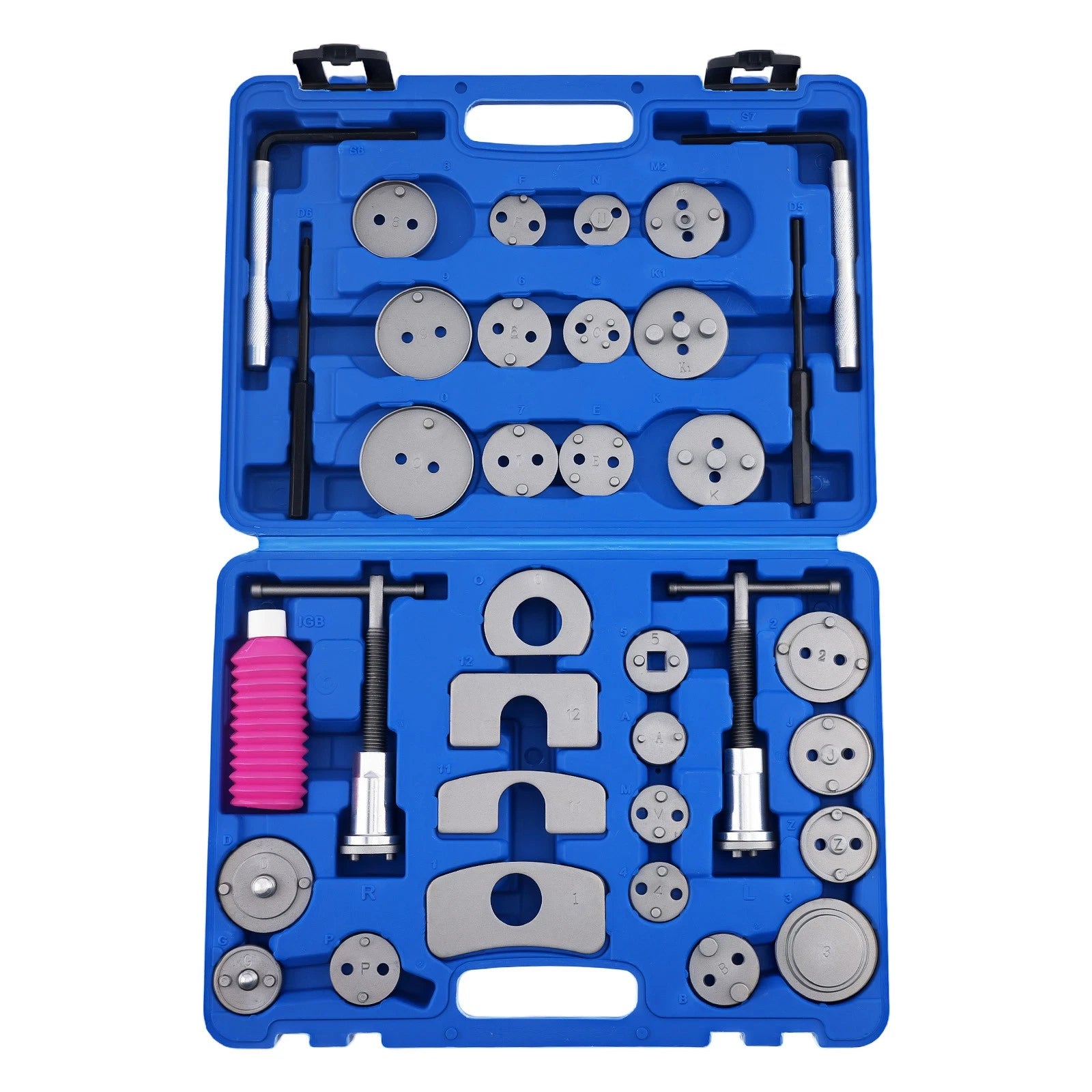 35pc Left &amp; Right Hand Brake Calliper/Calli<wbr/>per Wind Back Tool Piston Kit