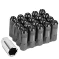 20 Open End M12x1.25 60mm Tall 20mm Od Gun Metal | Built Supply Co