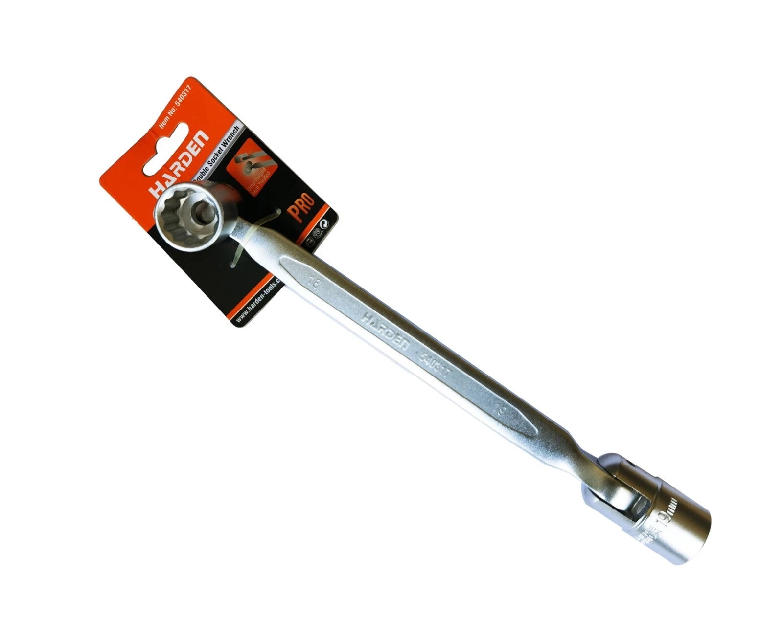 Harden Hinged Swivel Flex Double Head 12pt Socket Saltus Wrench F